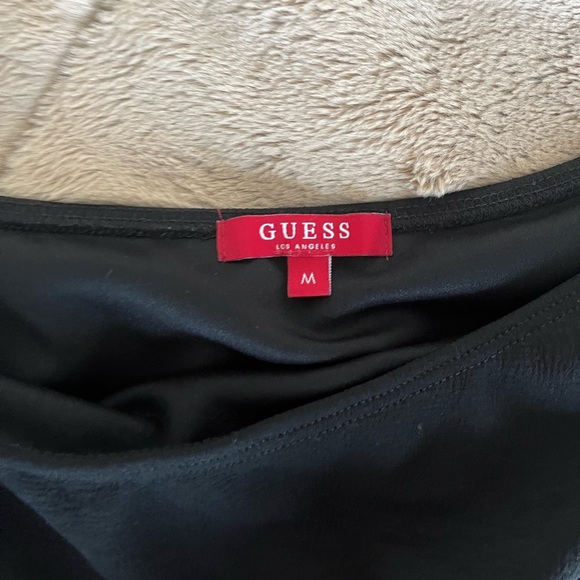 Black Guess Off the Shoulder Dress - Picture 2 of 5